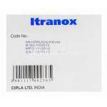 イトラノックス　Itranox、ジェネリックイトラコナゾール、イトラコナゾール100mg　製造会